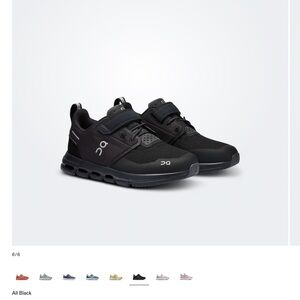 On Running Kids Black Sneakers